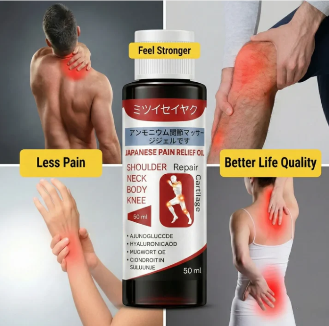 Japanese Pain Relief Oil (Pack of 2)