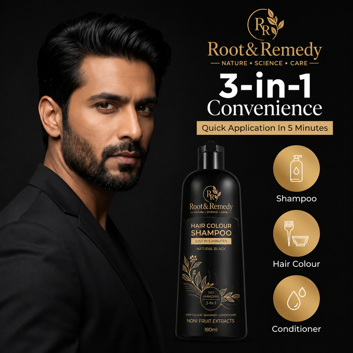 Root & Remedy Hair Colour Shampoo