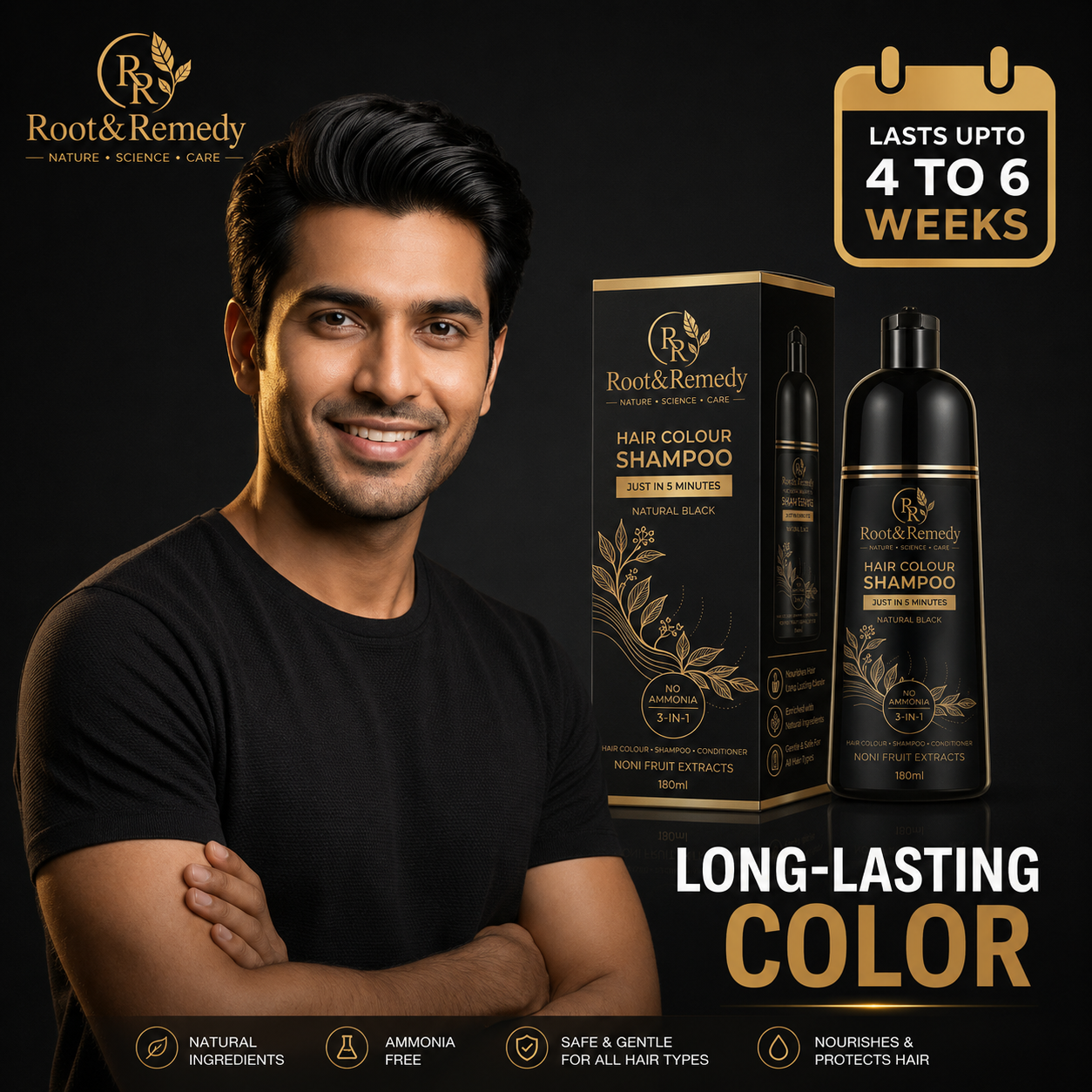 Root & Remedy Hair Colour Shampoo