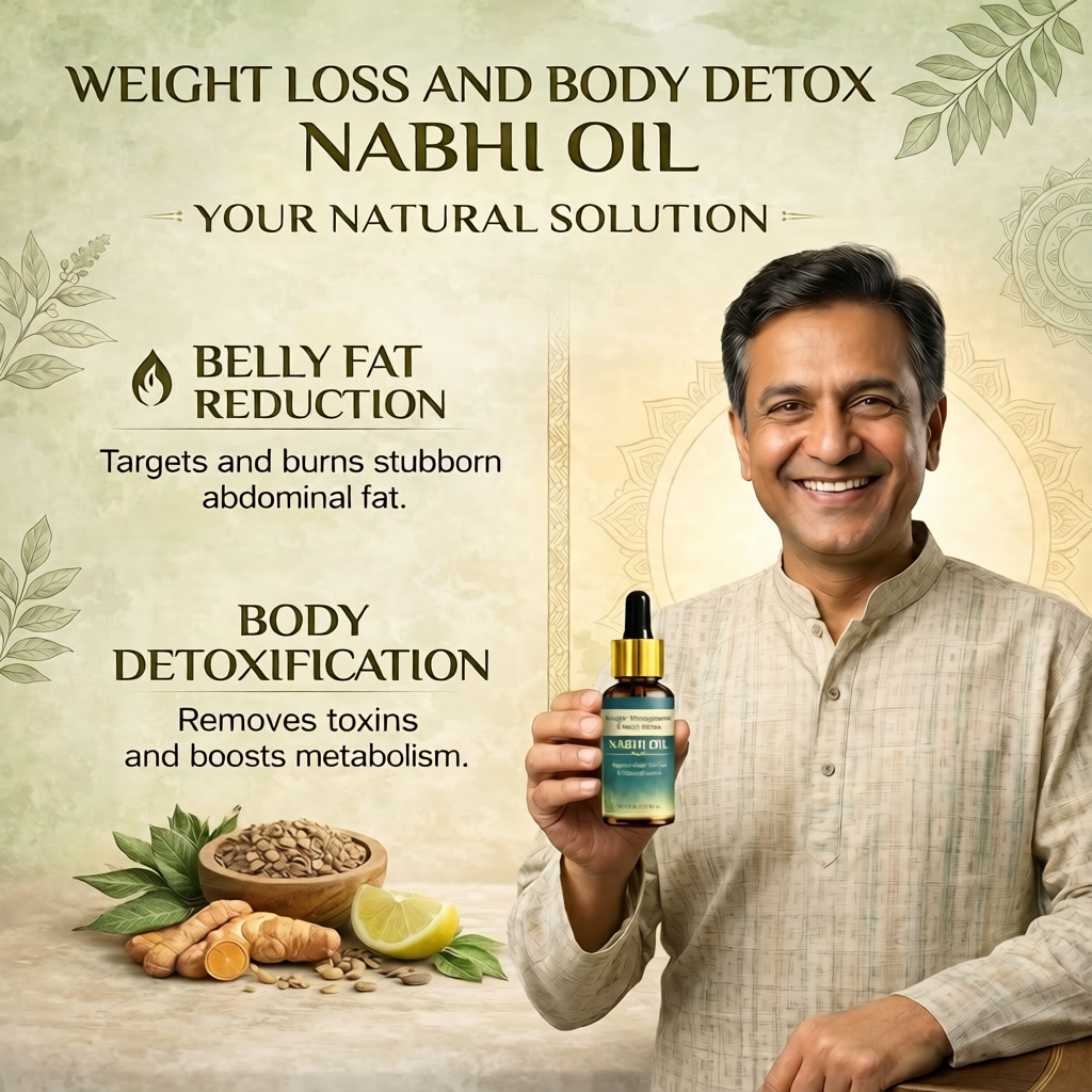 Weight Management and Body Detox Nabhi Oil (100% Ayurvedic)